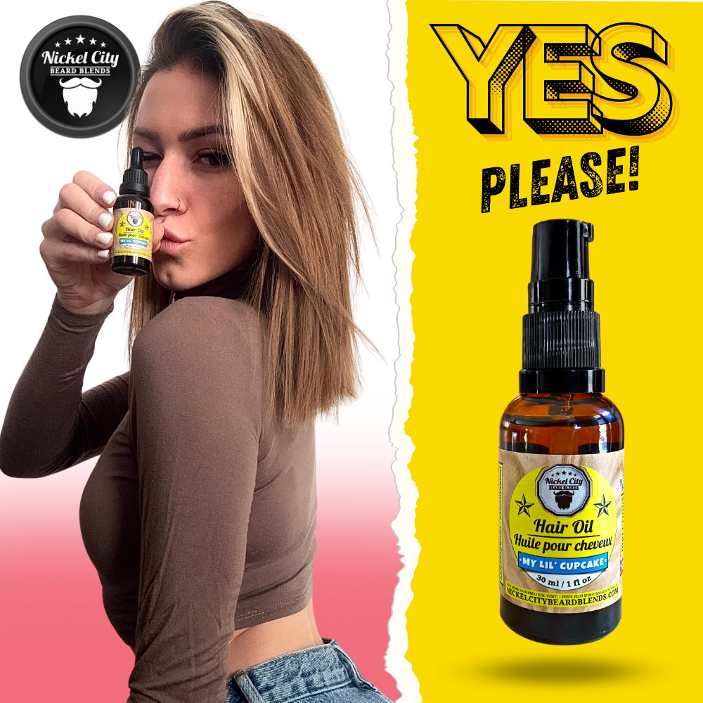 My Lil Cupcake Hair Oil (30ml) – Moisturizing Vanilla Cupcake Scent | Nourishing & Shine-Enhancing Oil