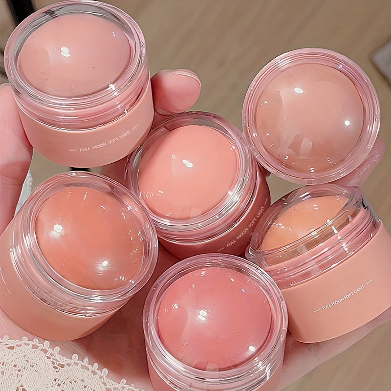 6 Color Blush Ball Peach Pinkish Blush Monochrome Matte Mist Instant Makeup For Any Crowd To Enhance The Complexion And Make The Skin Look Flawless