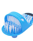 Plastic Bath Shower Feet Massage Slippers Bath Shoes Brush