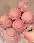 6 Color Blush Ball Peach Pinkish Blush Monochrome Matte Mist Instant Makeup For Any Crowd To Enhance The Complexion And Make The Skin Look Flawless