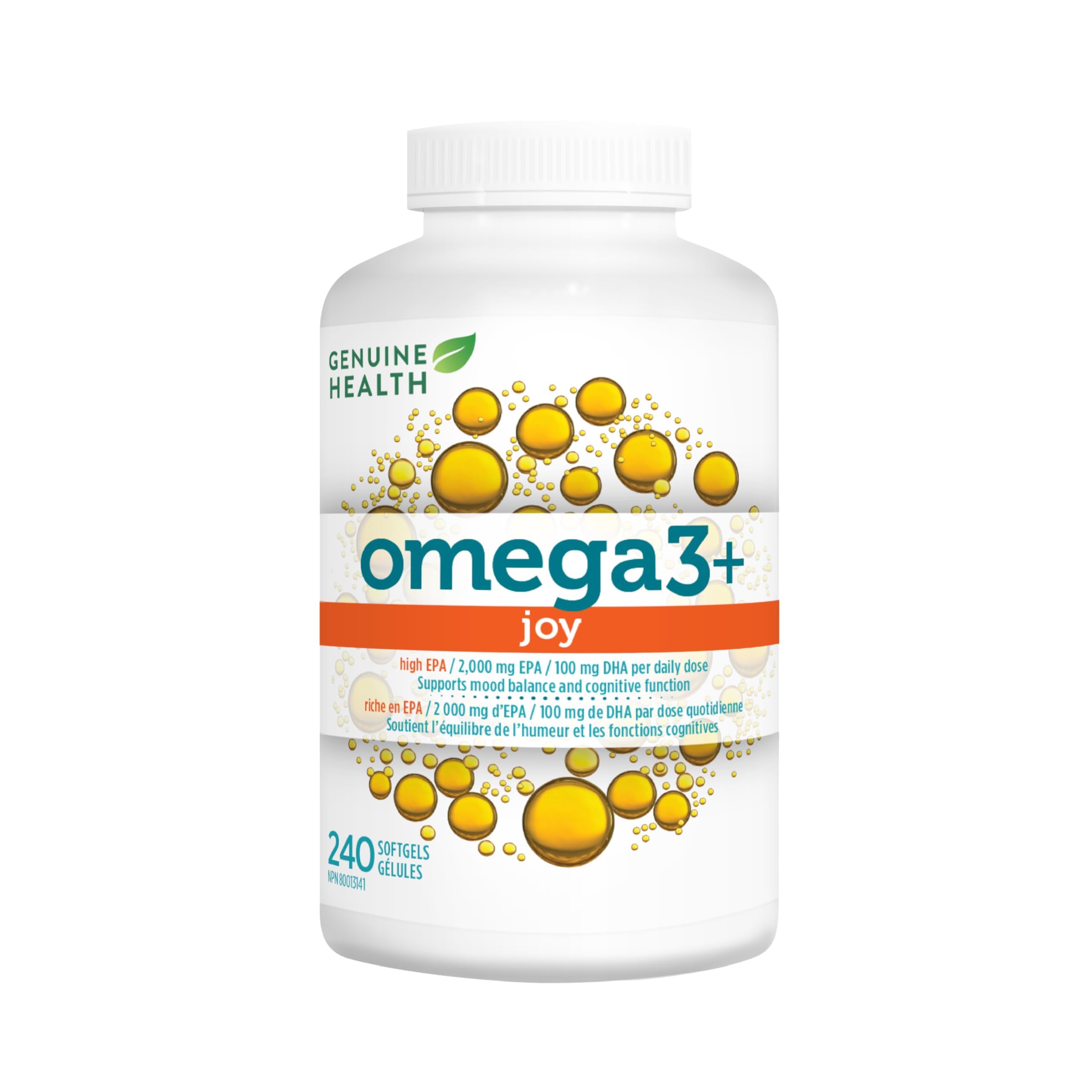 Genuine Health - Omega3+ JOY (240sg 48)