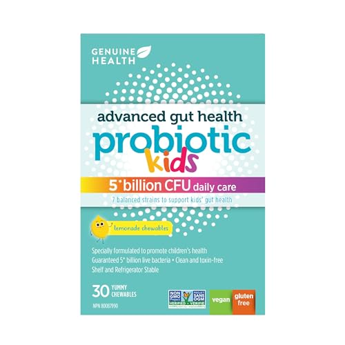 Genuine Health - Probiotic for Kids - Lemonade (30ch 24)