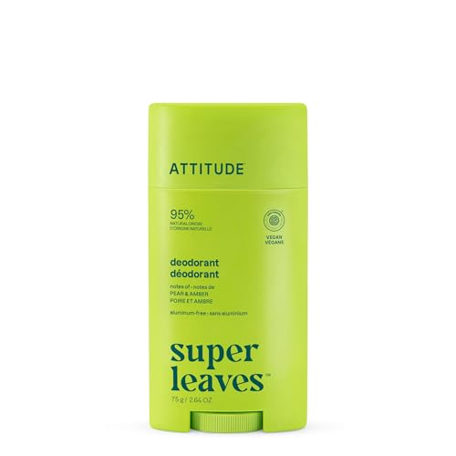 Attitude - Deodorant - Pear & Amber (75g 6)