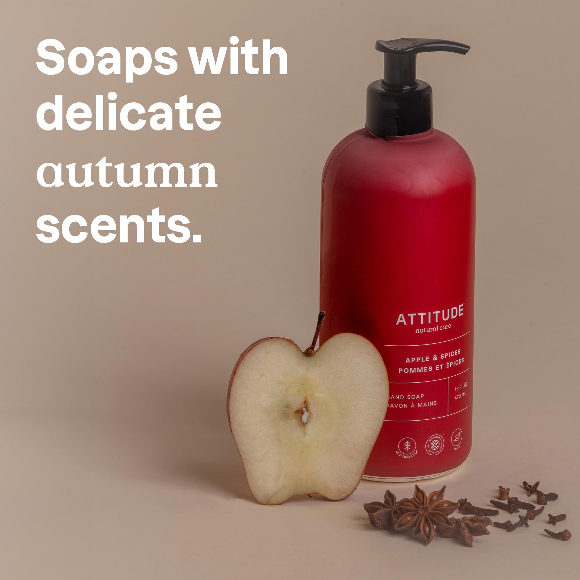 Attitude - Hand Soap - Apple & Spices (473ml 6)