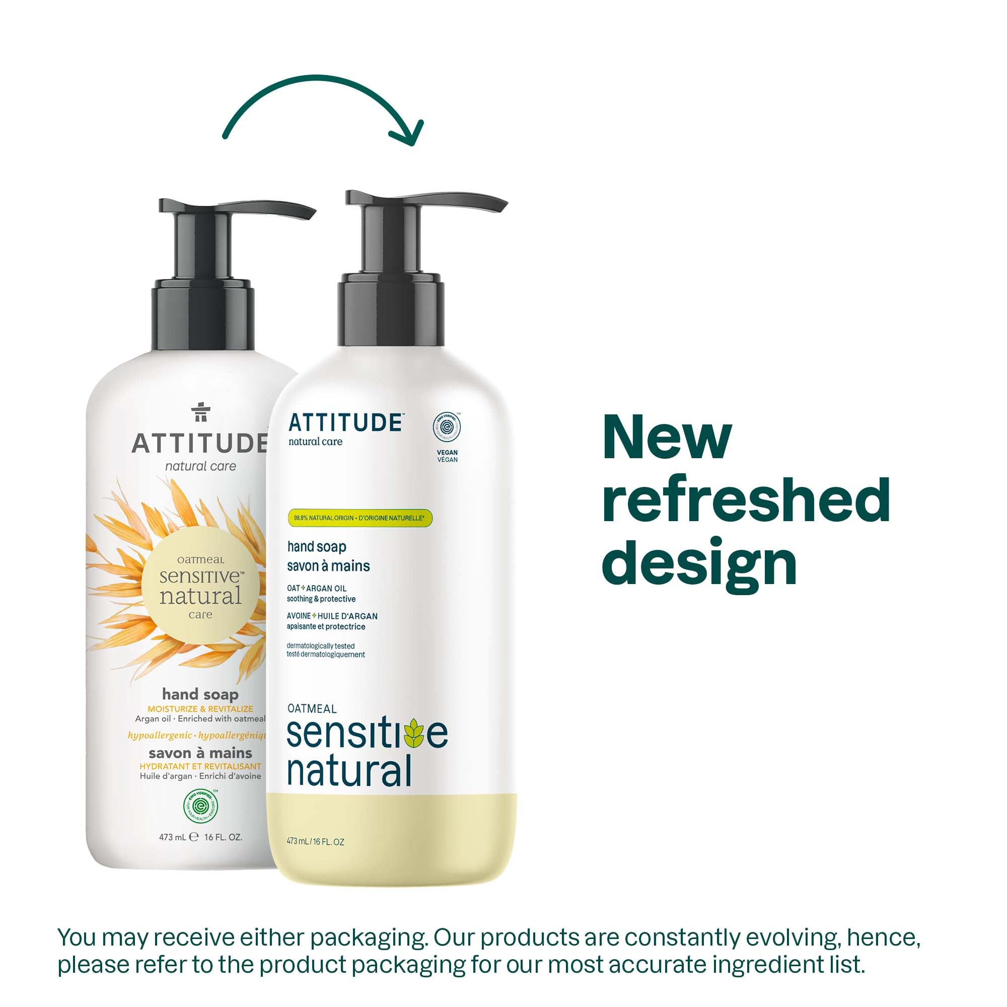 Attitude - Nat. Foaming Face Cleanser - Argan (150ml 6)