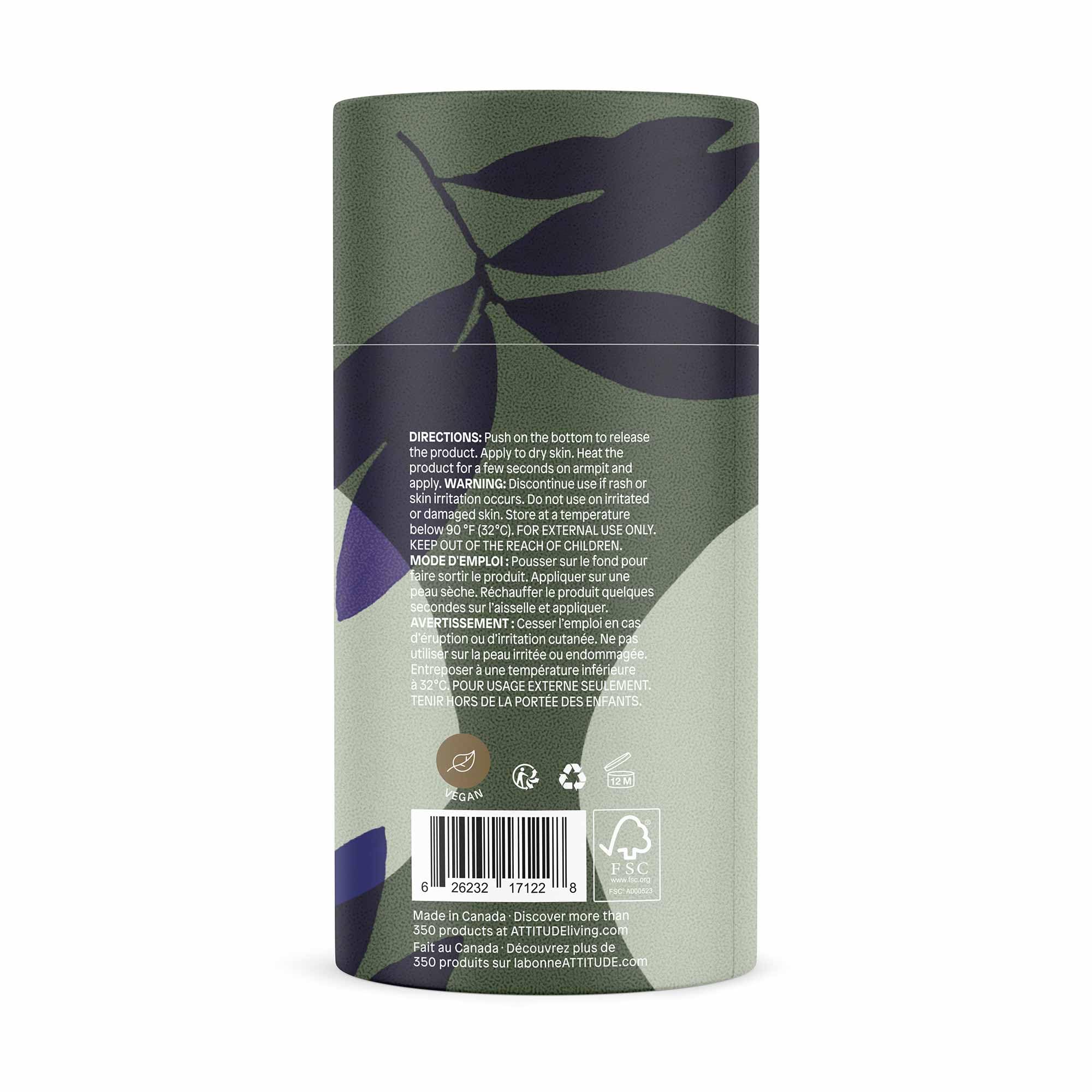 Attitude - Deodorant - Herbal Musk (85g 6)