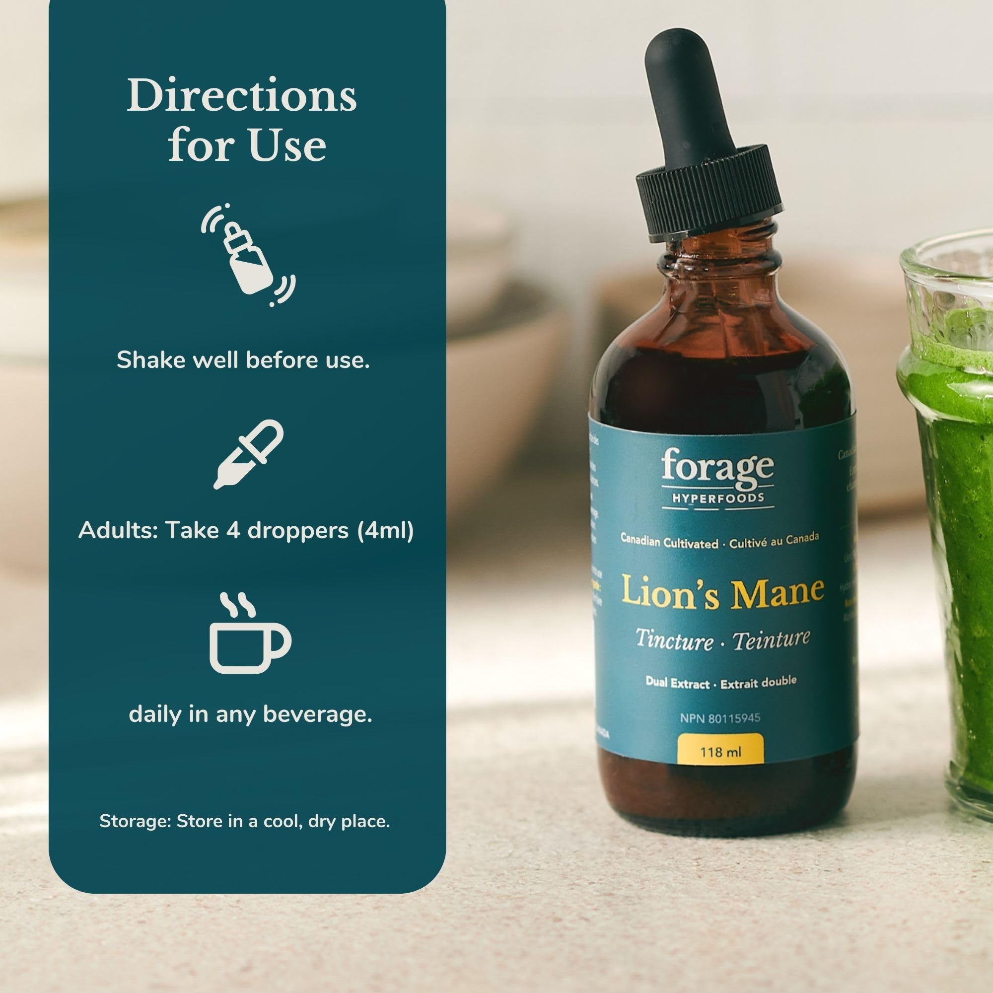 Forage Hyperfoods - Reishi Tincture - Original (118ml 24)