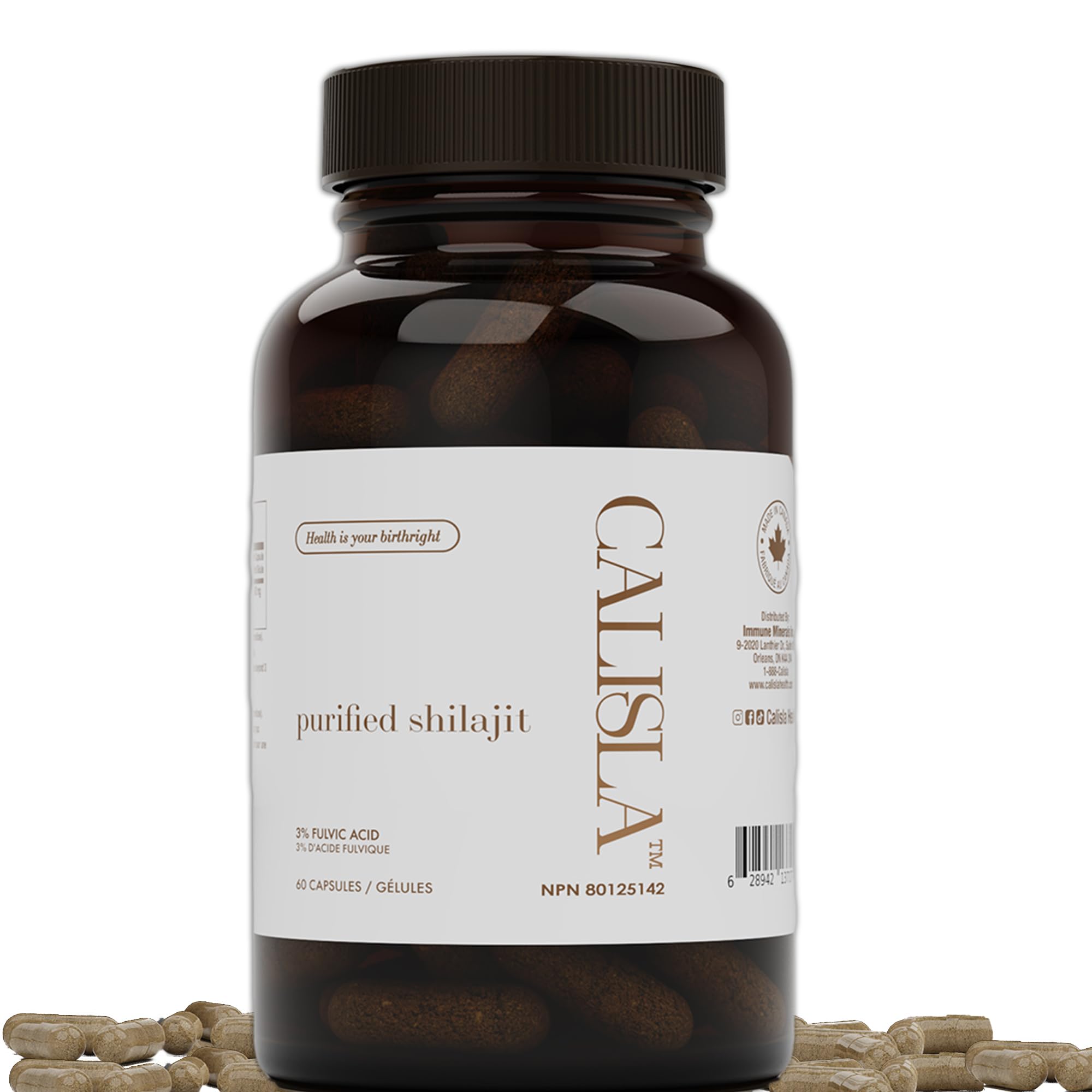Calisla - Shilajit Capsules (60caps 6)