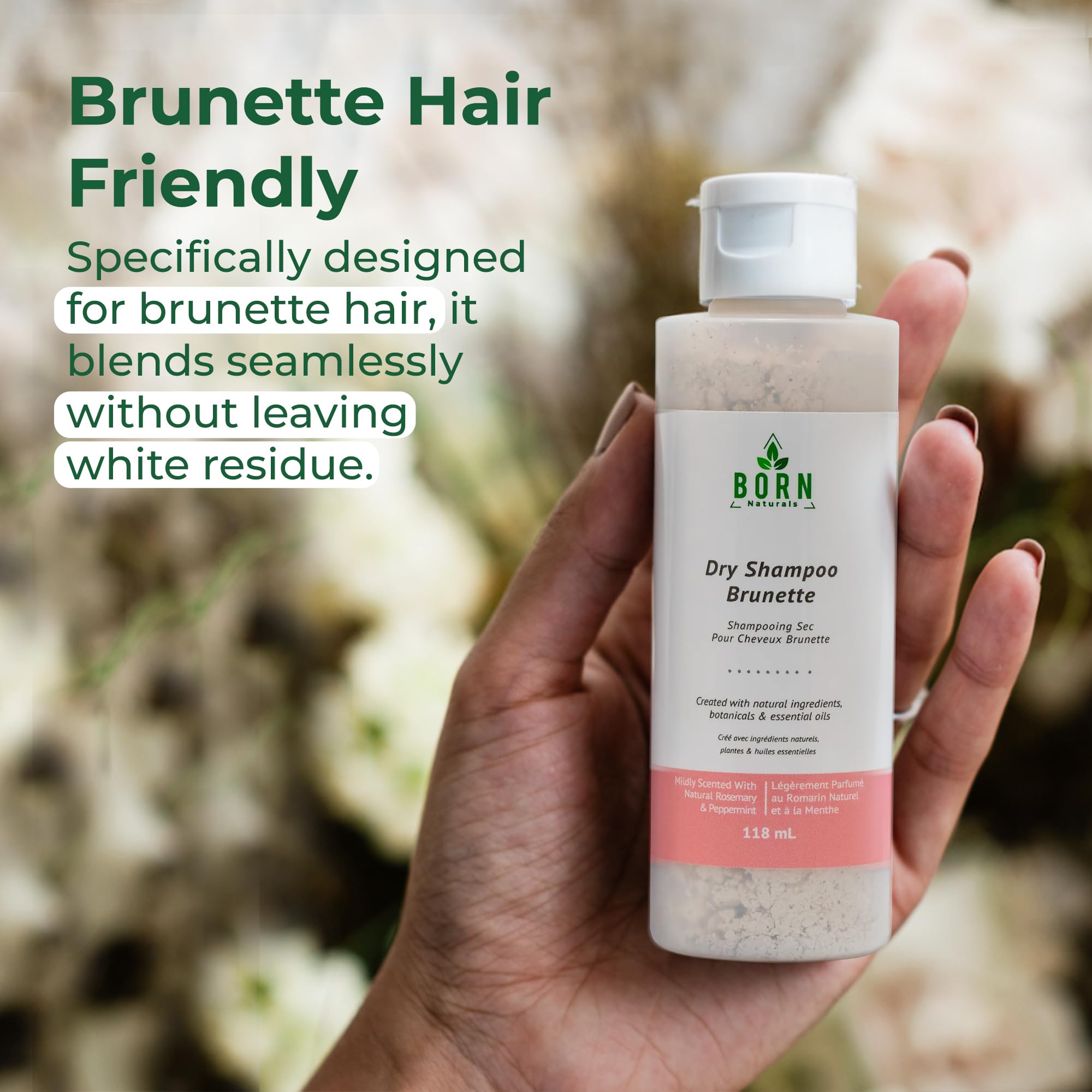 BORN Naturals - Dry Shampoo - Brunette (118ml 12)
