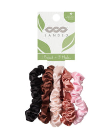 BANDED - Recycled Scrunchies - Skinny (3 x 5pk 3)
