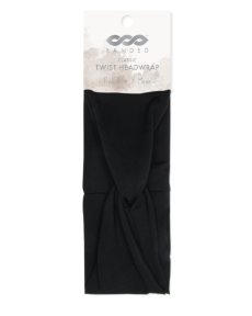 BANDED - Headwrap - Black Twist (3 x 1ea 3)