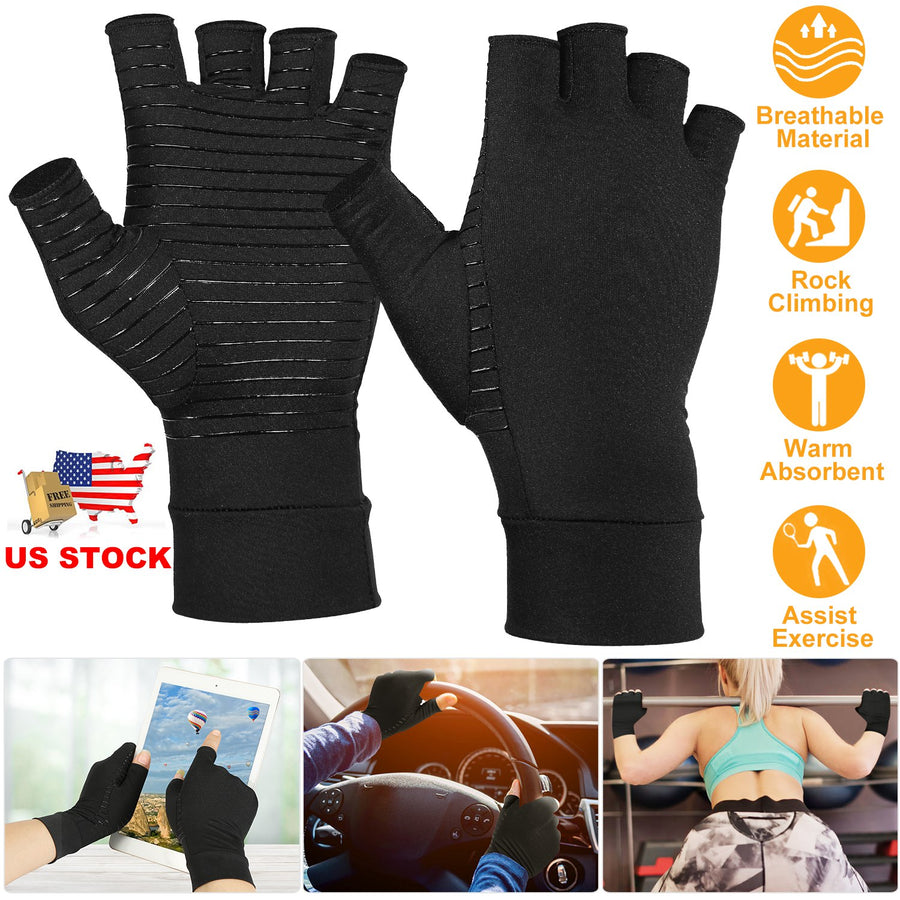 Arthritis Glove Compression Arthritis Gloves Breathable & Moisture Wicking Fabric Gloves for Men Women Relieve Arthritis Symptoms Raynauds Disease & C