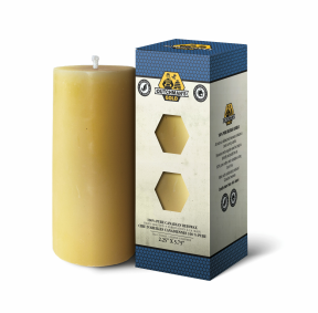 Dutchman's Gold Inc. - Beeswax Candle Pillar 2.25x5.75 (1ea 6)