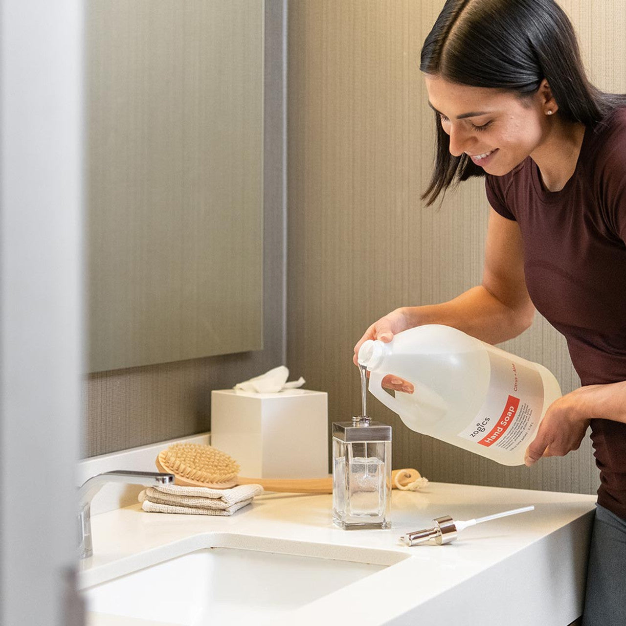 Zogics Hand Soap, Citrus + Aloe (1 Gallon or Case of 4)