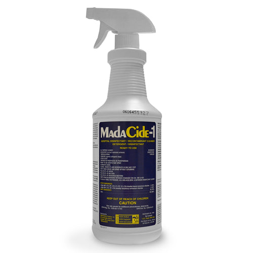 Madacide-1 32 oz. Spray Disinfectant & Cleaner – Broad-Spectrum Surface Sanitizer