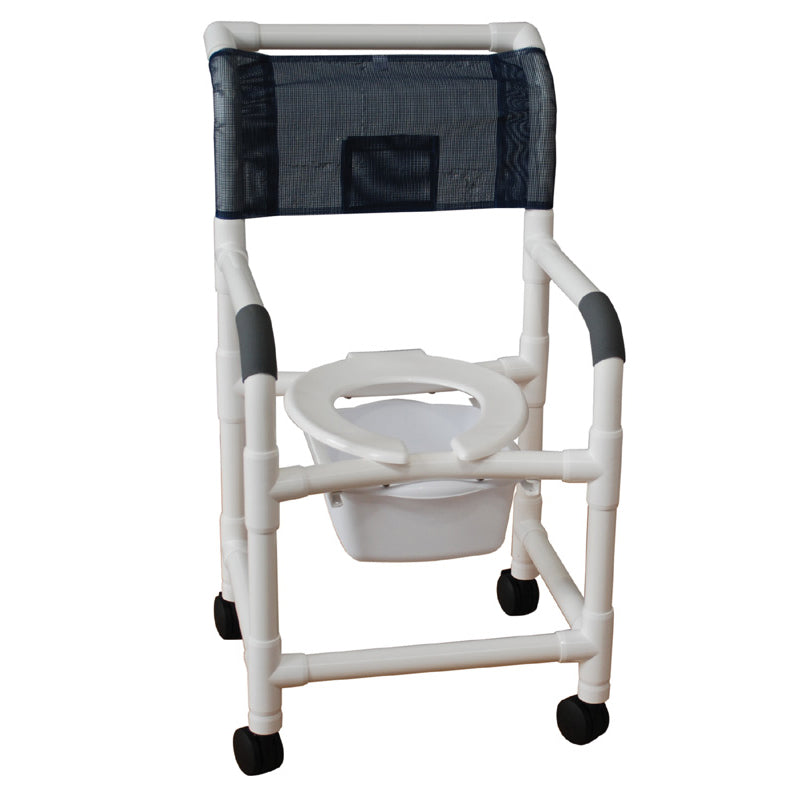 Shower Chair with Square Pail PVC – Durable & Comfortable Bathing Support
