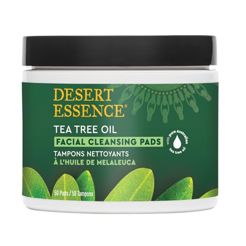 Desert Essence Cleansing Pads with Tea Tree Oil (100 pads)