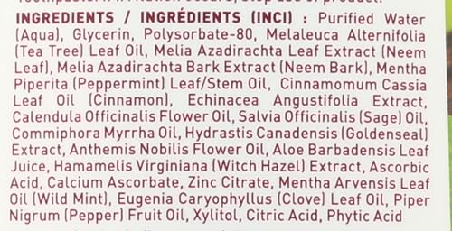 Desert Essence - Neem Mouthwash - Cinnamint (473ml 24)