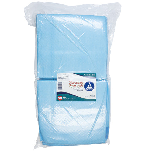 Disposable Under Pads 30"x36" – Polymer Layer, Case of 100