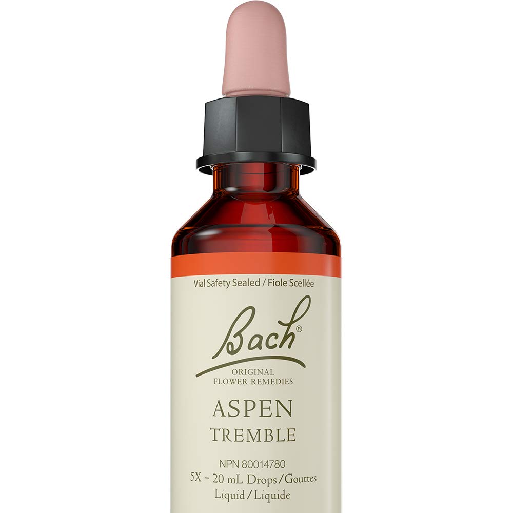 Bach Original Flower Essence – Aspen for Feeling Fearful or Unsettled, 20 ml