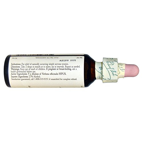 Bach Flower Remedies – Vervain Flower Essence 20 ml