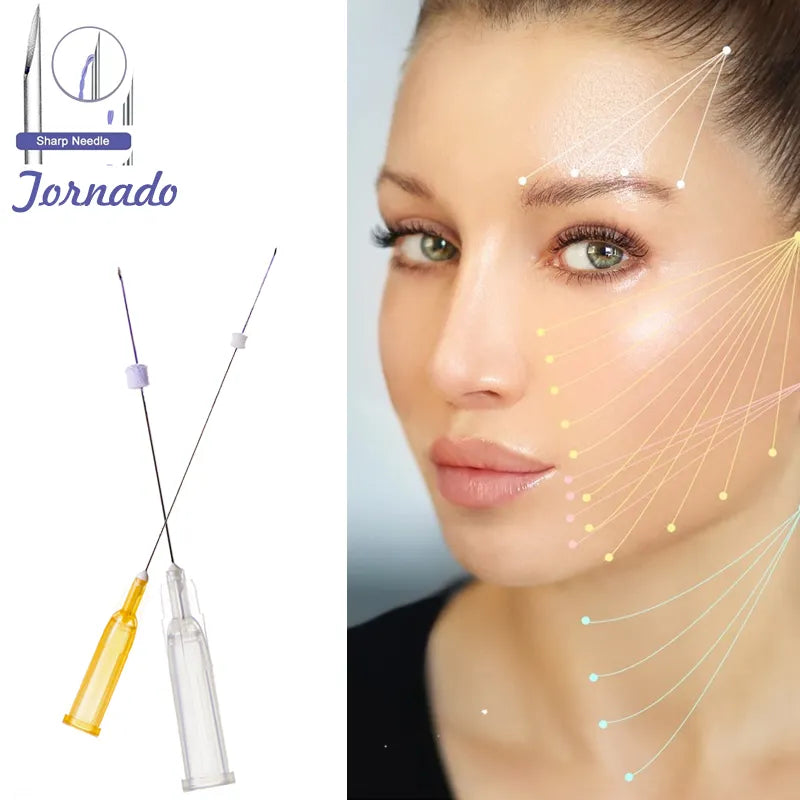 Factory Wholesale Tornado Thread – 26G / 27G / 29G / 30G PDO PCL PLLA for Lip Contour