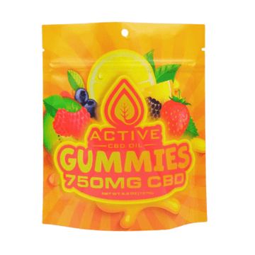 CBD Active Gummy Bears 50 count 15mg  (750 mg) - Free Shipping