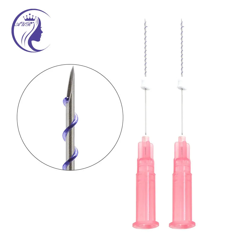 Wholesale Aesthetic Threads – Mono Screw PDO, PCL, PLLA Thread 26/27/29/30G for Double Chin