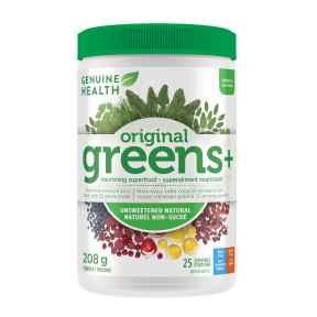 Genuine Health - greens+ original unsweetened (208g 12)