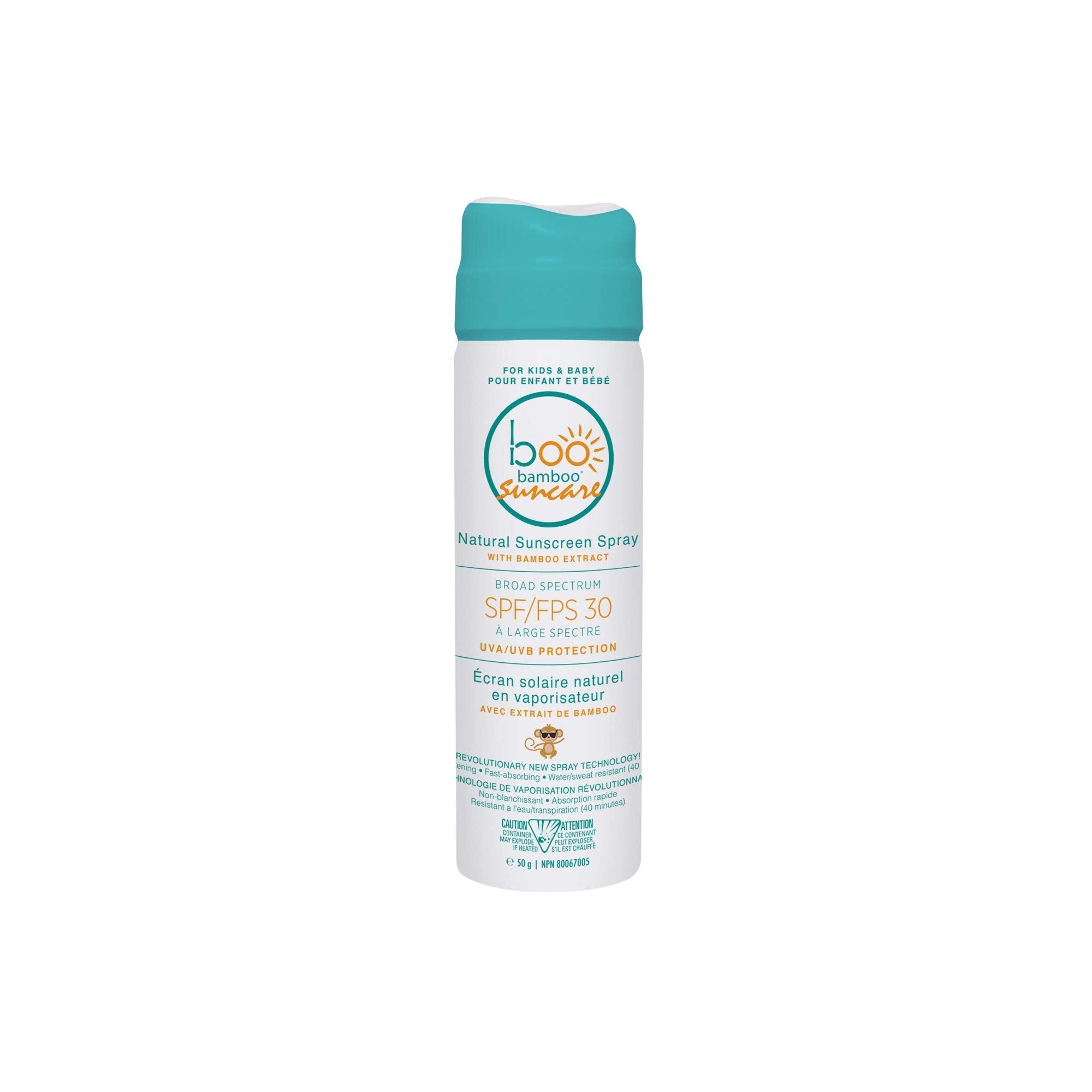 Boo Bamboo - SPF 30 Natural Sunscreen Spray (177g 6)