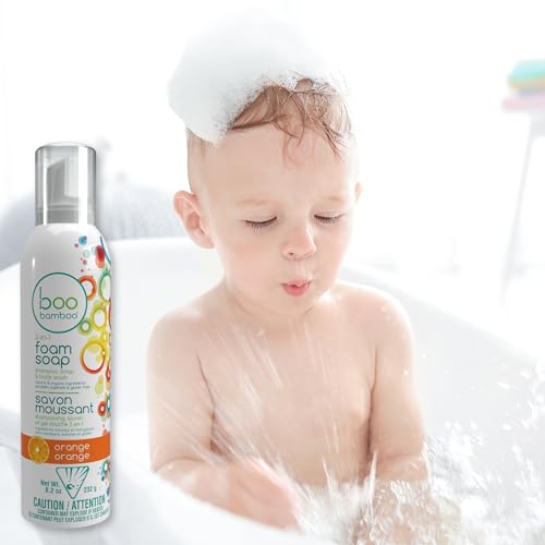 Boo Bamboo - Kids 3-in-1 Foam Soap - Orange (232g 12)