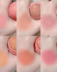 6 Color Blush Ball Peach Pinkish Blush Monochrome Matte Mist Instant Makeup For Any Crowd To Enhance The Complexion And Make The Skin Look Flawless