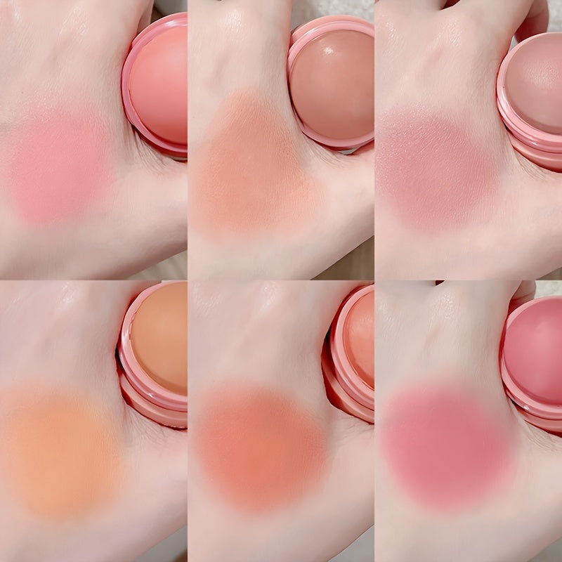 6 Color Blush Ball Peach Pinkish Blush Monochrome Matte Mist Instant Makeup For Any Crowd To Enhance The Complexion And Make The Skin Look Flawless