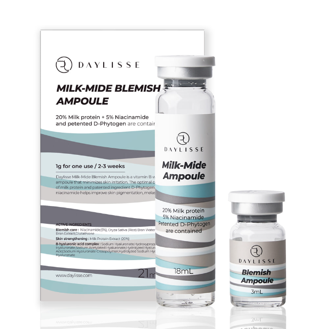 Daylisse Milk-Mide Blemish Ampoule (21mL) | Brightening & Blemish-Reducing Ampoule