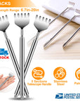 3pcs 20" Telescopic Back Scratcher Stainless Steel Extendable Bear Eagle Claw Massager