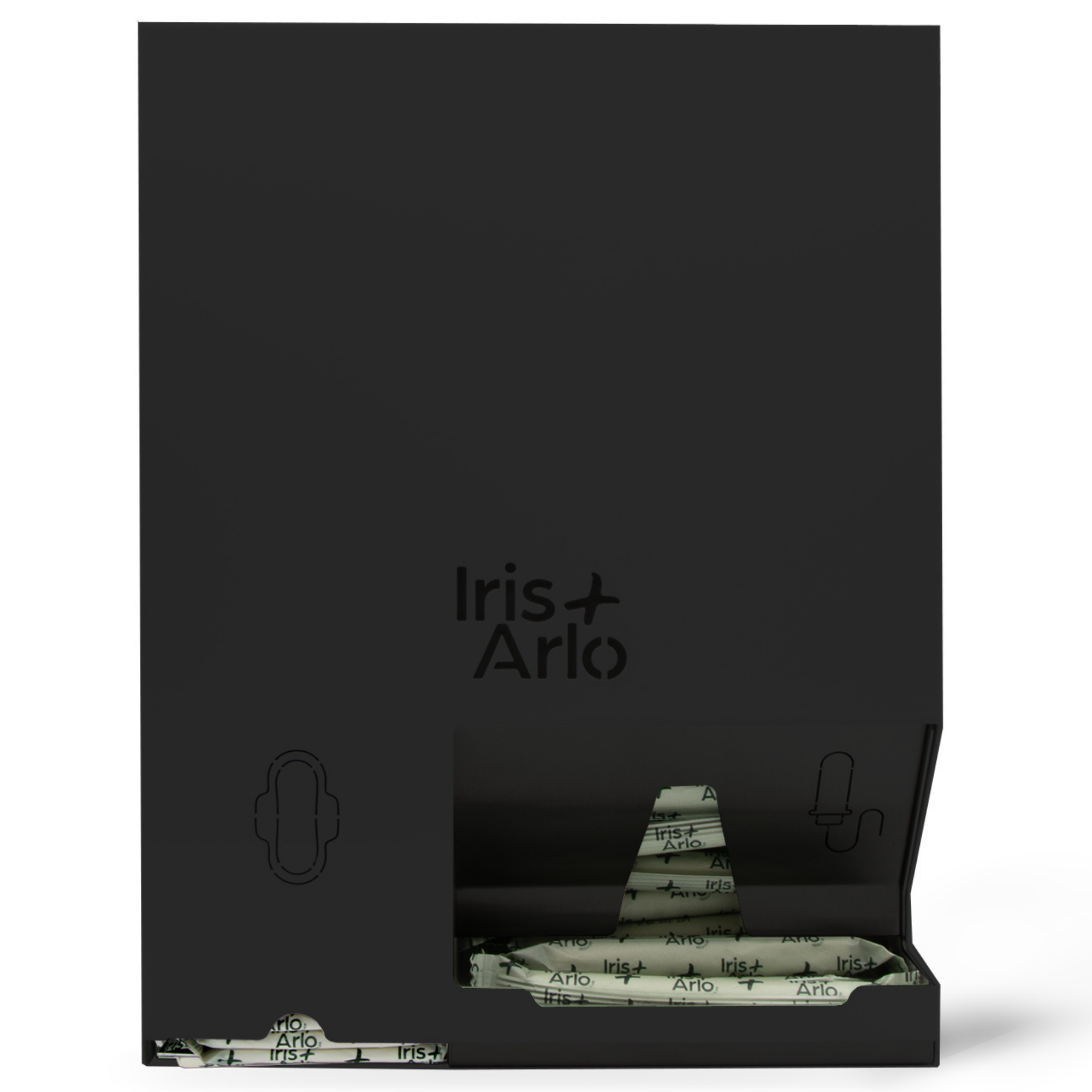 Wall-Mounted Steel Dispenser - Daily Pads & Tampons