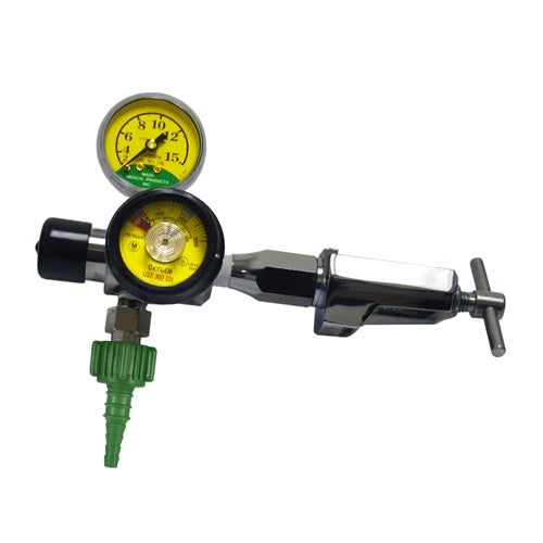 Oxygen Regulator CGA-870 Yoke – Adjustable Flow, Leak-Proof Oxygen Control