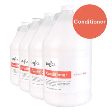 Zogics Conditioner, Citrus + Aloe (1 Gallon or Case of 4)