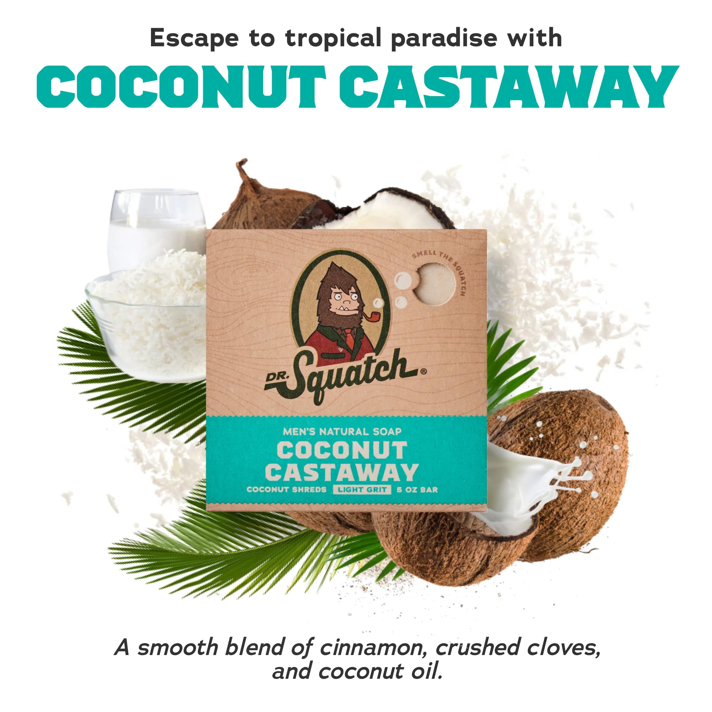 Dr. Squatch - Coconut Castaway Soap (141g 12)