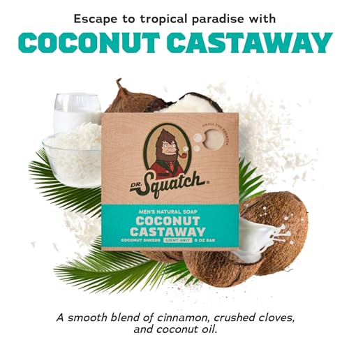 Dr. Squatch - Coconut Castaway Soap (141g 12)