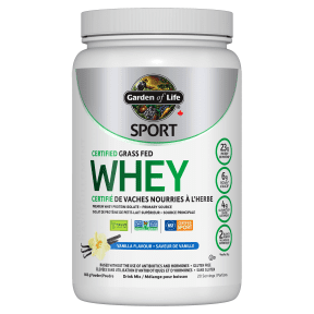 Garden of Life - Sport Cert Grass Fed Whey - Van (660g 6)