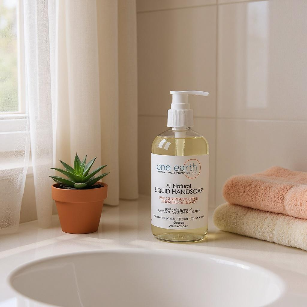 Hand Wash – Peach + Citrus Blend, 250ml, 500ml or 1L | Argan Oil Infused, SLS, Phthalate & Paraben Free, Moisturizing & Natural