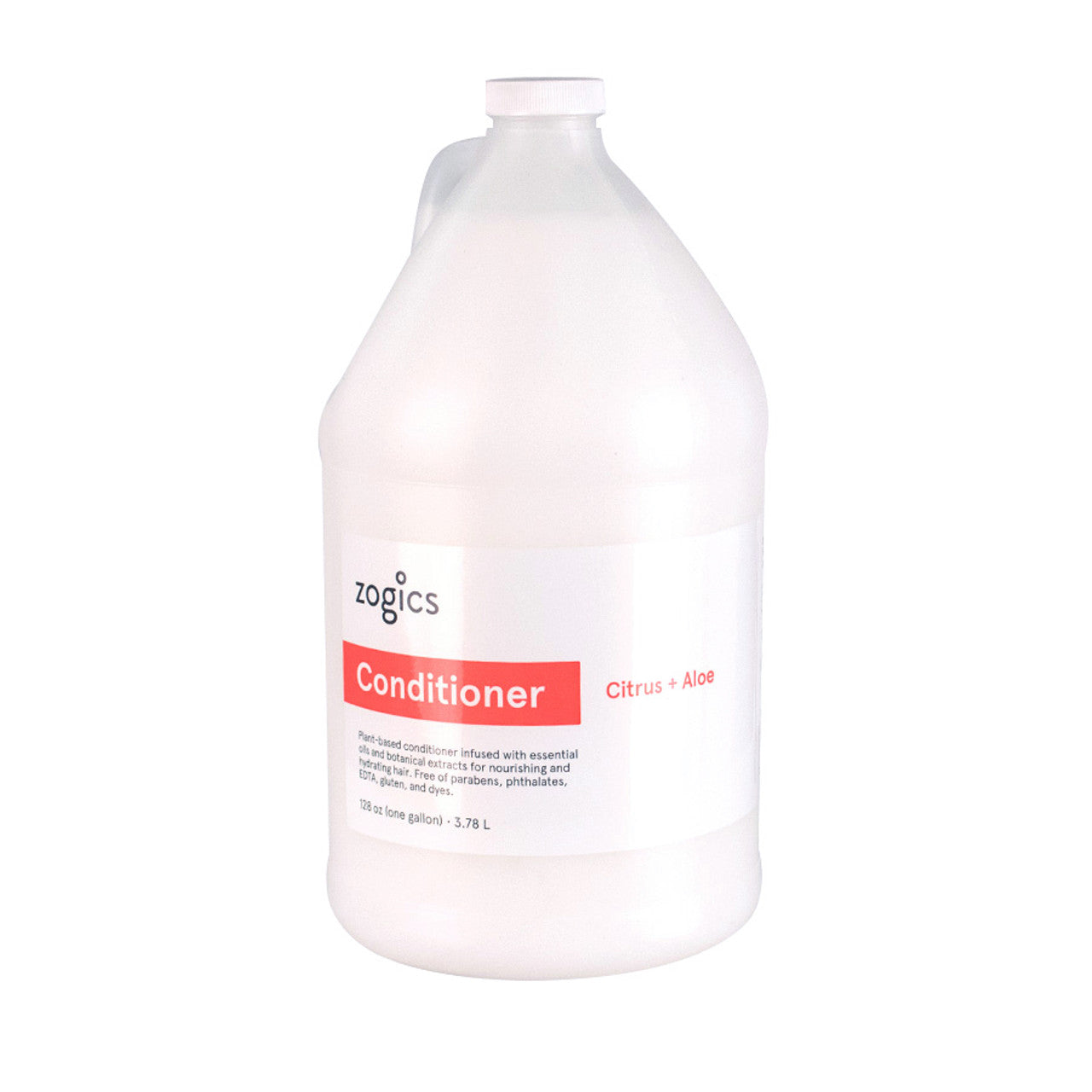 Zogics Conditioner, Citrus + Aloe (1 Gallon or Case of 4)