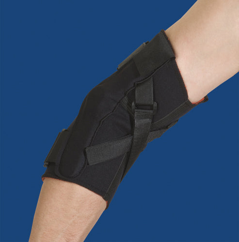 Thermoskin Hinged Elbow Support Medium Black – Adjustable Brace for Injury Recovery