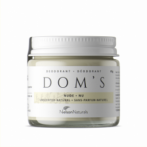 Dom's Deodorant - Nude Deodorant - Jar (65g 168)