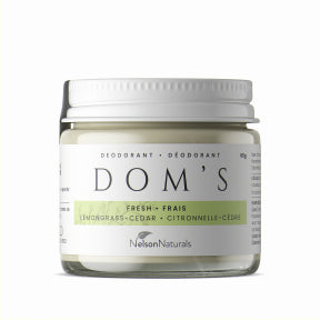 Dom's Deodorant - Fresh Deodorant - Jar (65g 168)