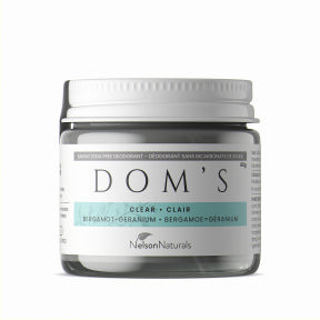Dom's Deodorant - Clear Deodorant - Jar (65g 168)