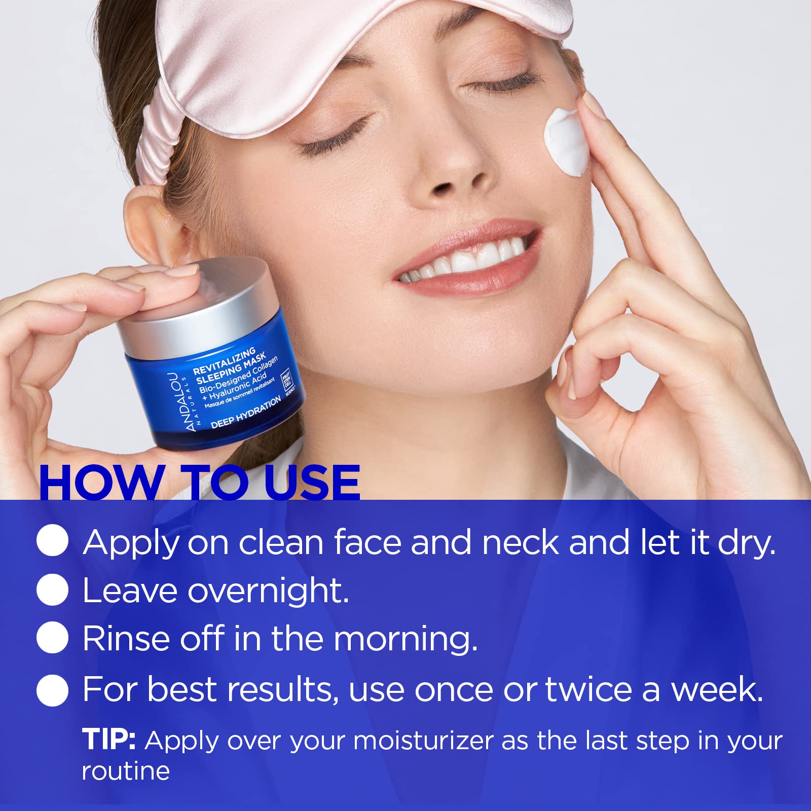 Andalou Naturals - Revitalizing Sleeping Mask (50g 6)