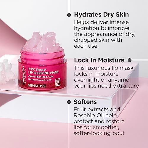 Andalou Naturals - 1000 ROSES LIP SLEEPING MASK (11.9g 6)