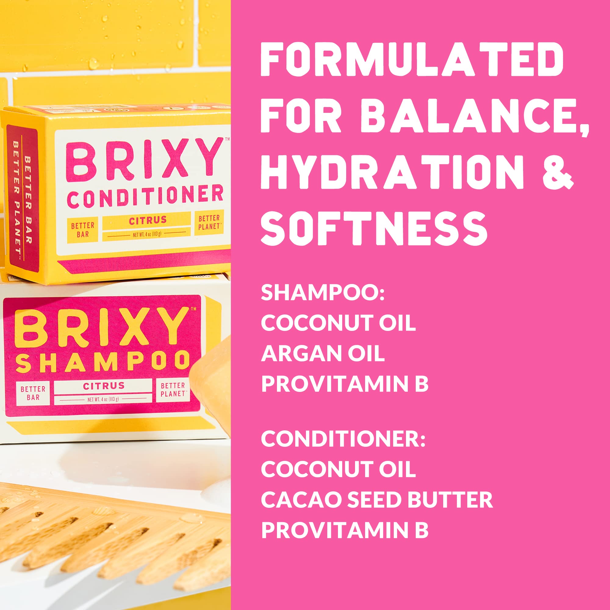 BRIXY - Conditioner Bar - Citrus (113g 6)